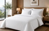 Hotel & White Bedsheets-1