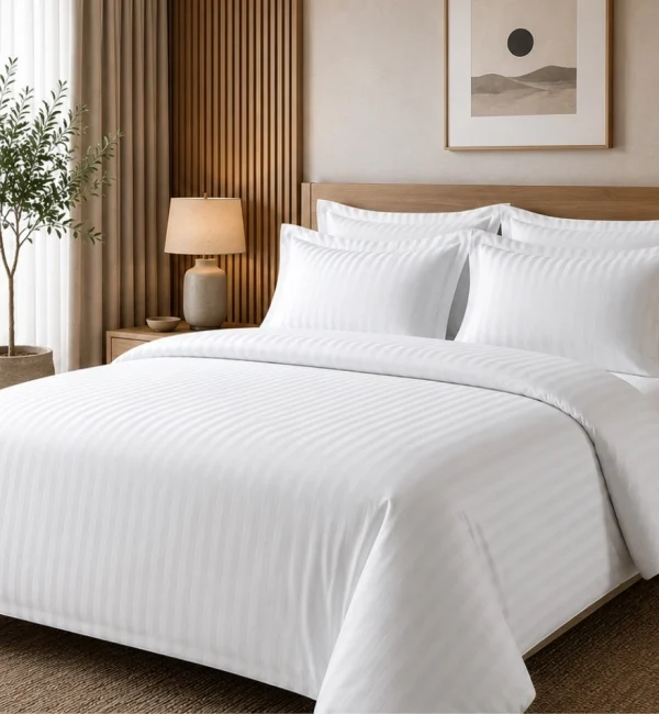 Hotel & White Bedsheets-1
