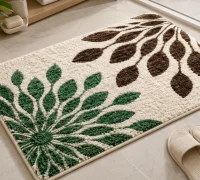 Printed bath mat-1