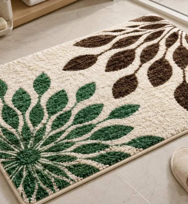 Printed bath mat-1